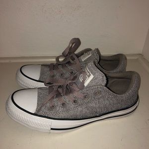 Tweed Converse low tops